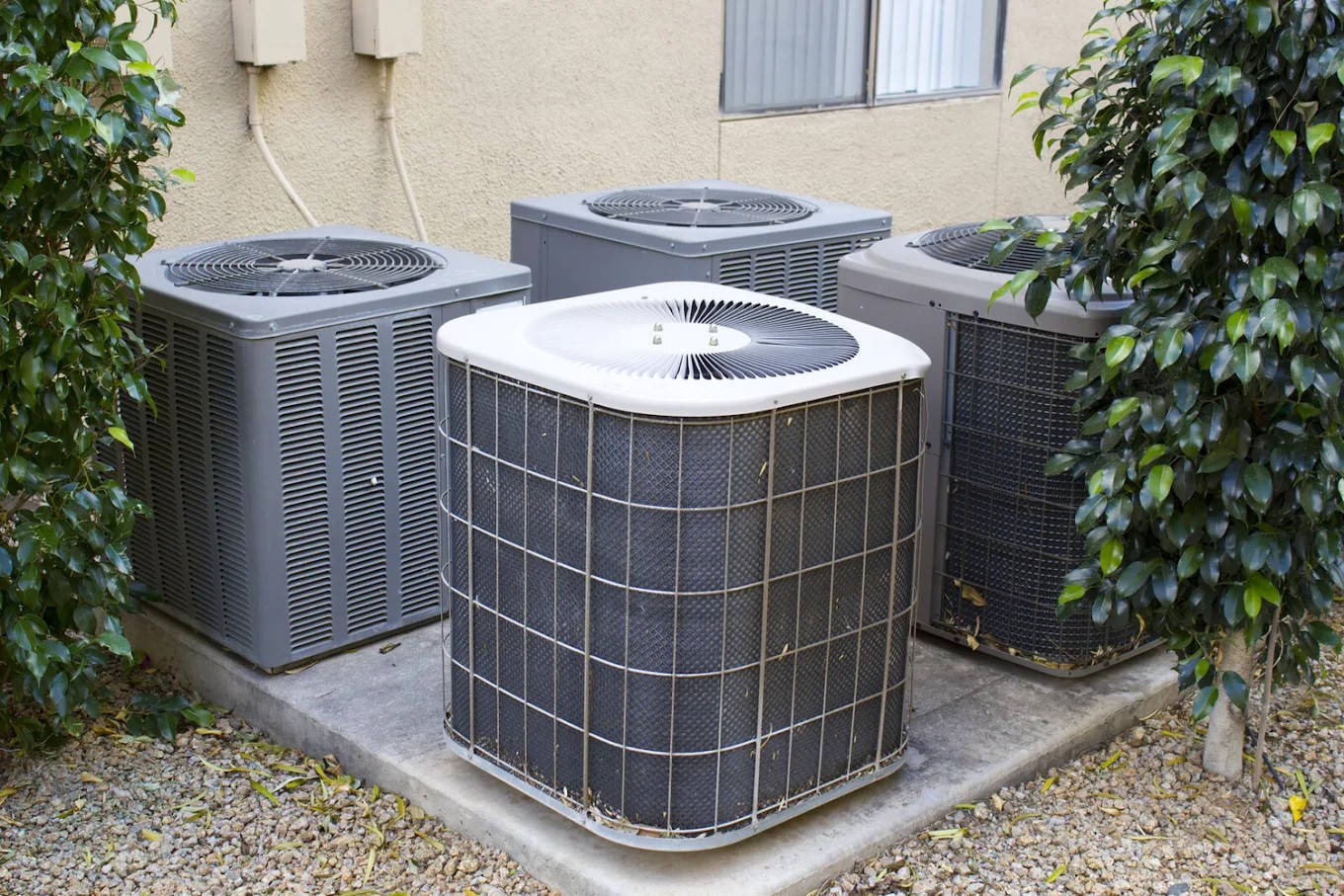 All Service Heating and Conditioning Inc. exterior HVAC service
